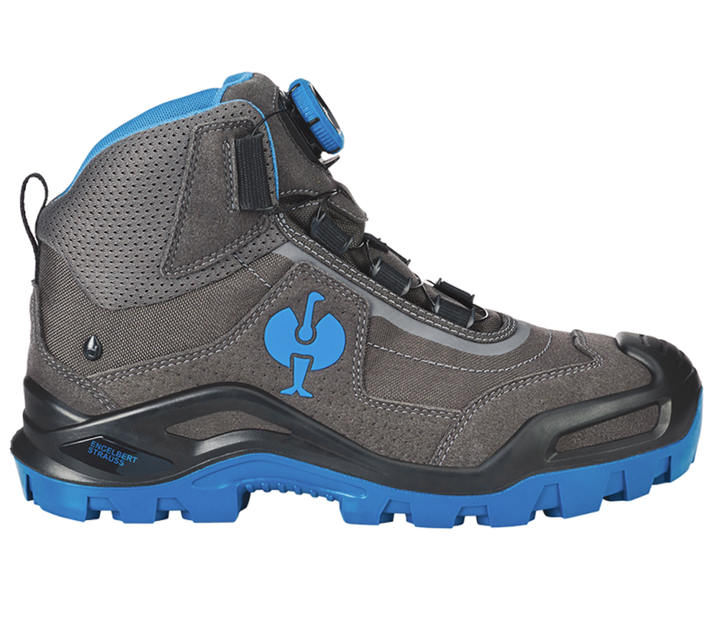 S3: S3 scarpe antinfortunistiche e.s. Kastra II mid + titanio/blu genziana