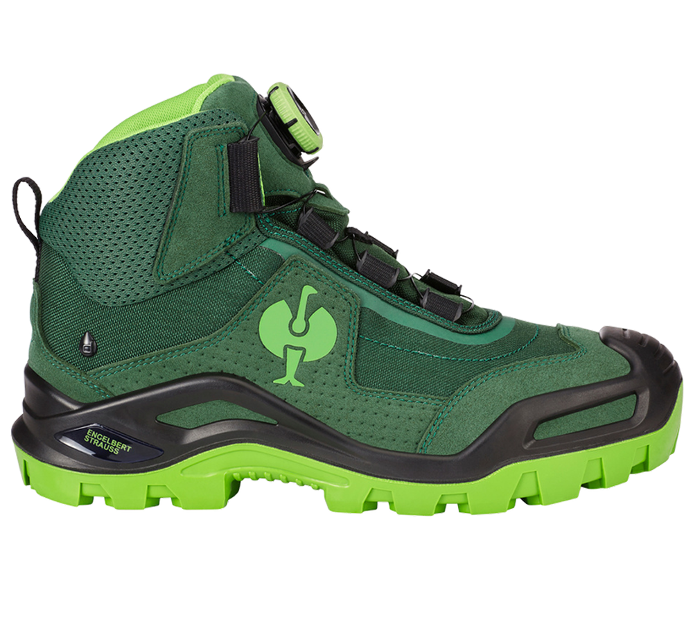 S3: S3 scarpe antinfortunistiche e.s. Kastra II mid + verde/verde mare
