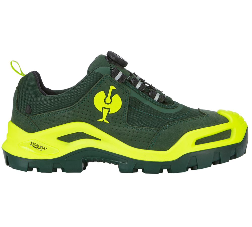 Scarpe: S3 scarpe basse antinfortun. e.s. Kastra II low + verde/giallo fluo