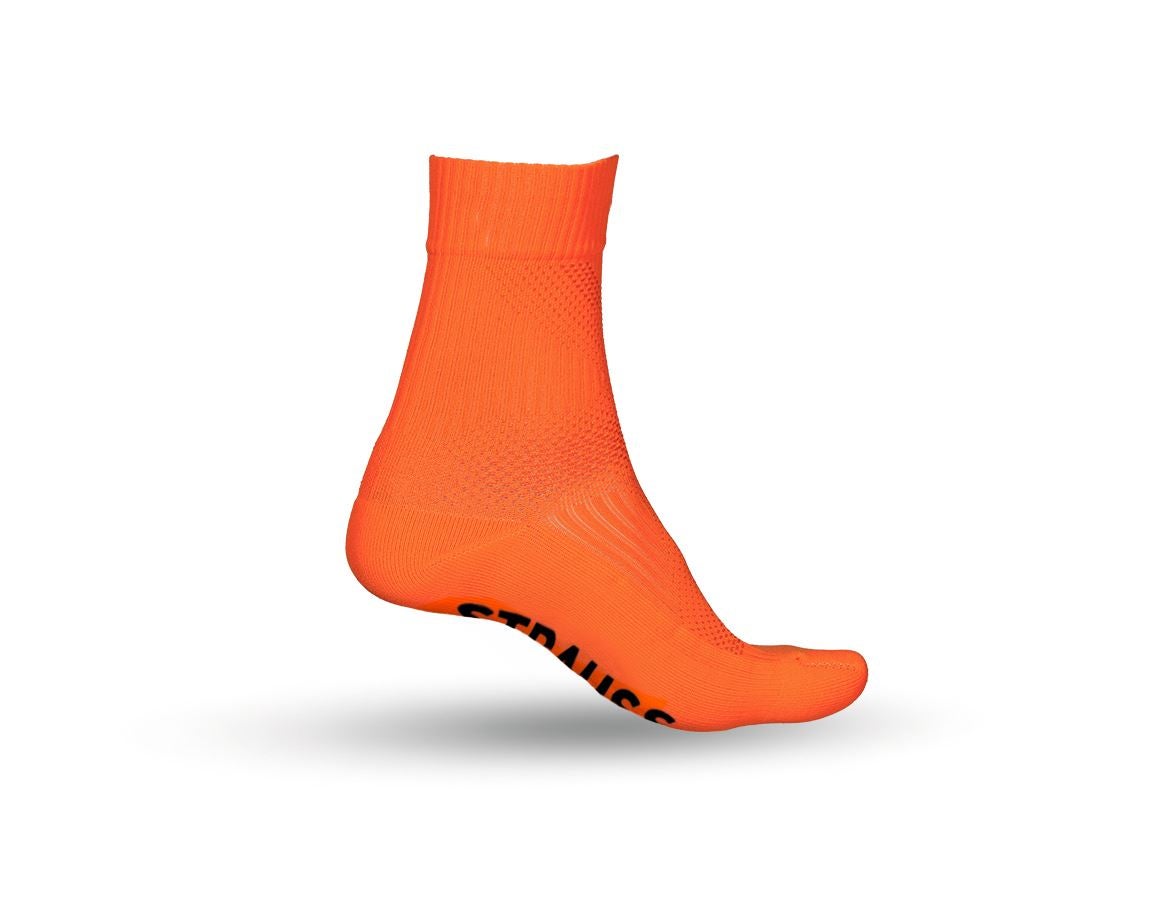 Abbigliamento: e.s. calze funzionali allseason light/high + arancio fluo/blu scuro