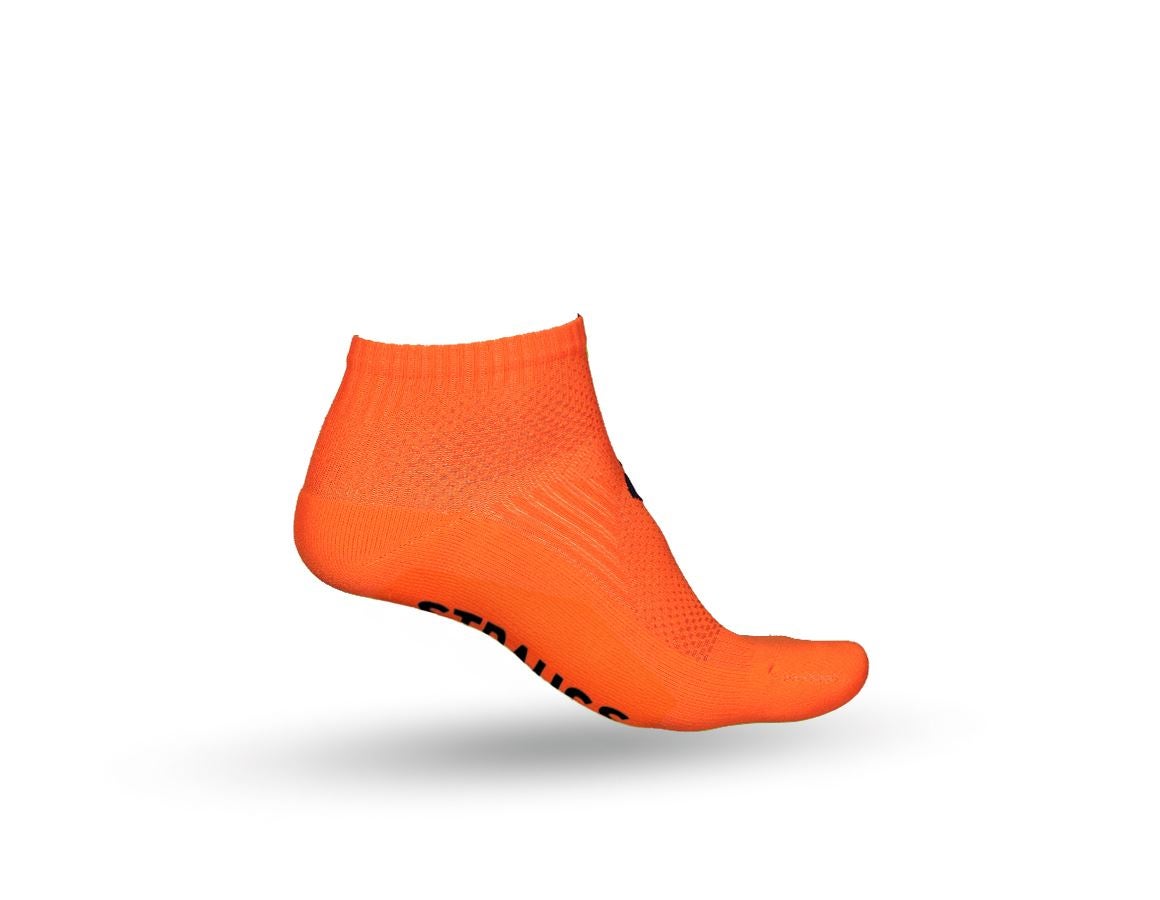 Abbigliamento: e.s. calze funzionali allseason light/low + arancio fluo/blu scuro