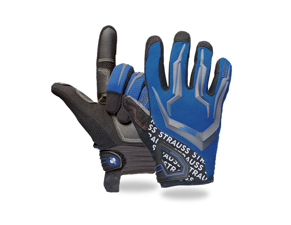Ibrido: e.s. guanti da meccanico Mirage + blu/nero