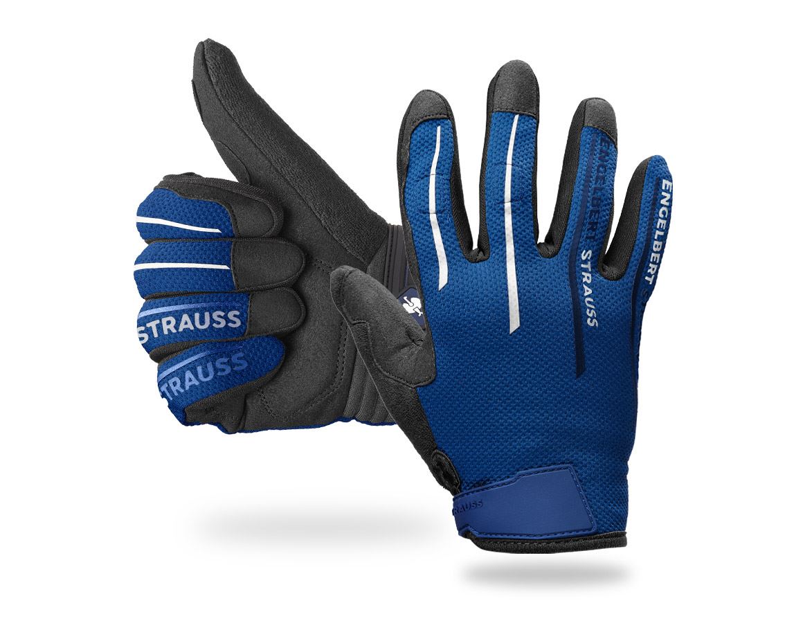 Ibrido: e.s. guanti da meccanico Sierra + blu/nero