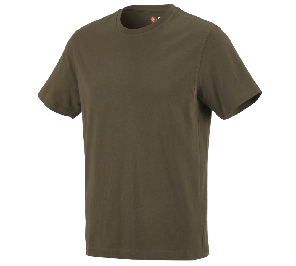 Maglie | Pullover | Camicie: e.s. t-shirt cotton + oliva