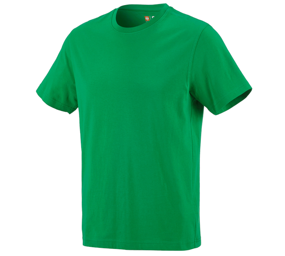 Maglie | Pullover | Camicie: e.s. t-shirt cotton + verde erba