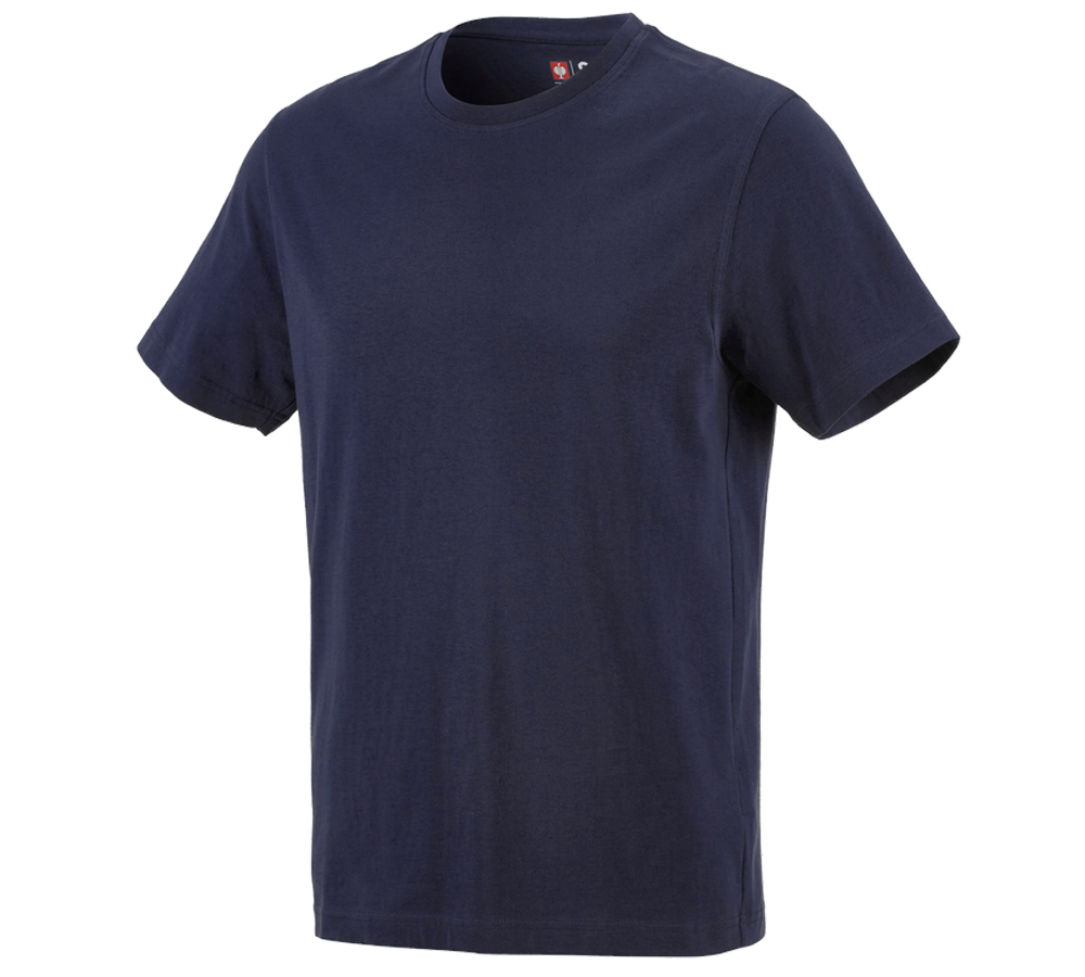 Maglie | Pullover | Camicie: e.s. t-shirt cotton + blu scuro