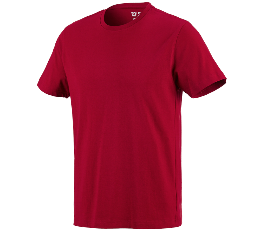 Installatori / Idraulici: e.s. t-shirt cotton + rosso