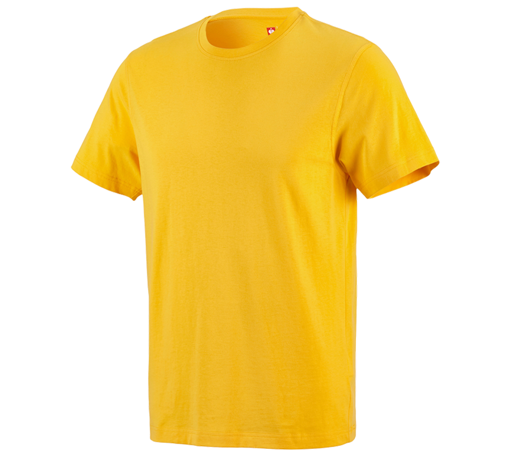 Maglie | Pullover | Camicie: e.s. t-shirt cotton + giallo