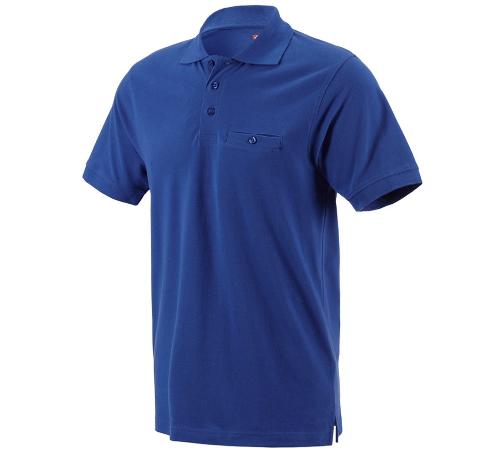 Maglie | Pullover | Camicie: e.s. polo cotton Pocket + blu reale