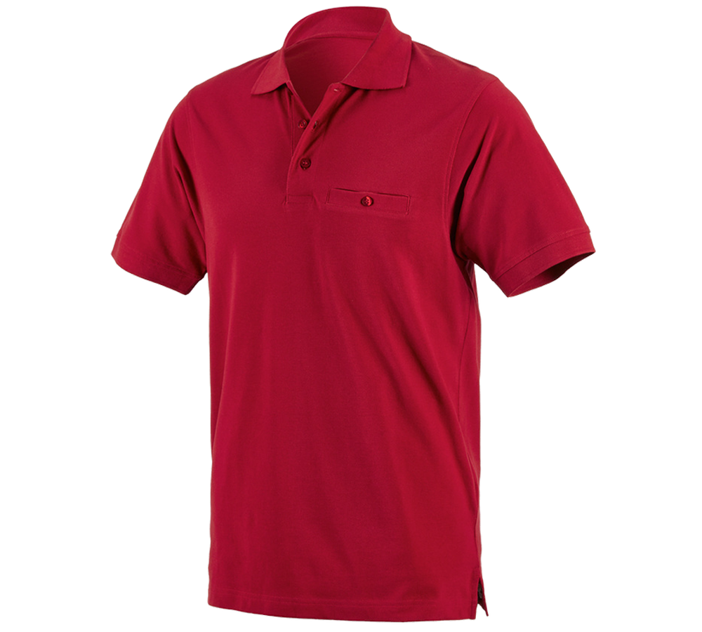 Maglie | Pullover | Camicie: e.s. polo cotton Pocket + rosso