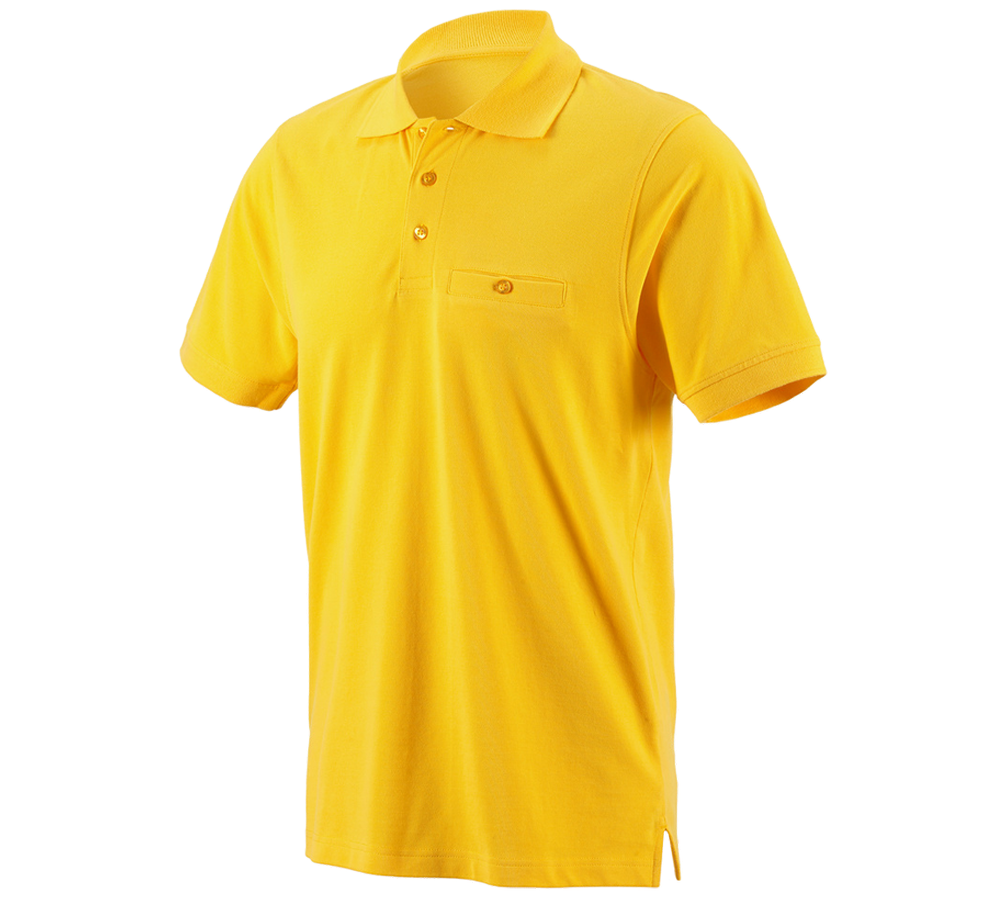 Temi: e.s. polo cotton Pocket + giallo