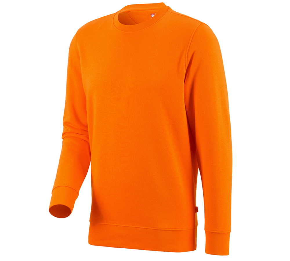 Maglie | Pullover | Camicie: e.s. felpa poly cotton + arancio