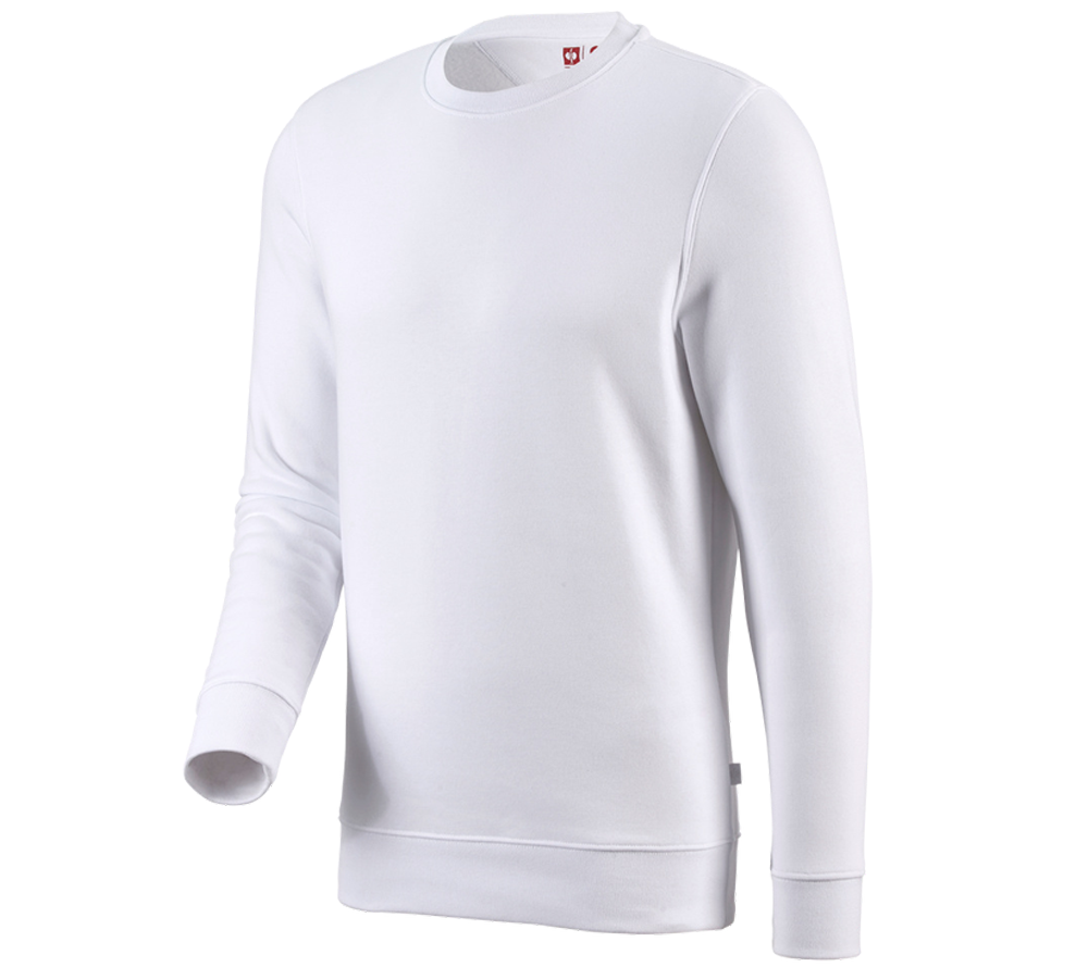 Maglie | Pullover | Camicie: e.s. felpa poly cotton + bianco