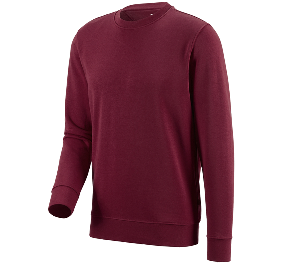 Maglie | Pullover | Camicie: e.s. felpa poly cotton + bordeaux