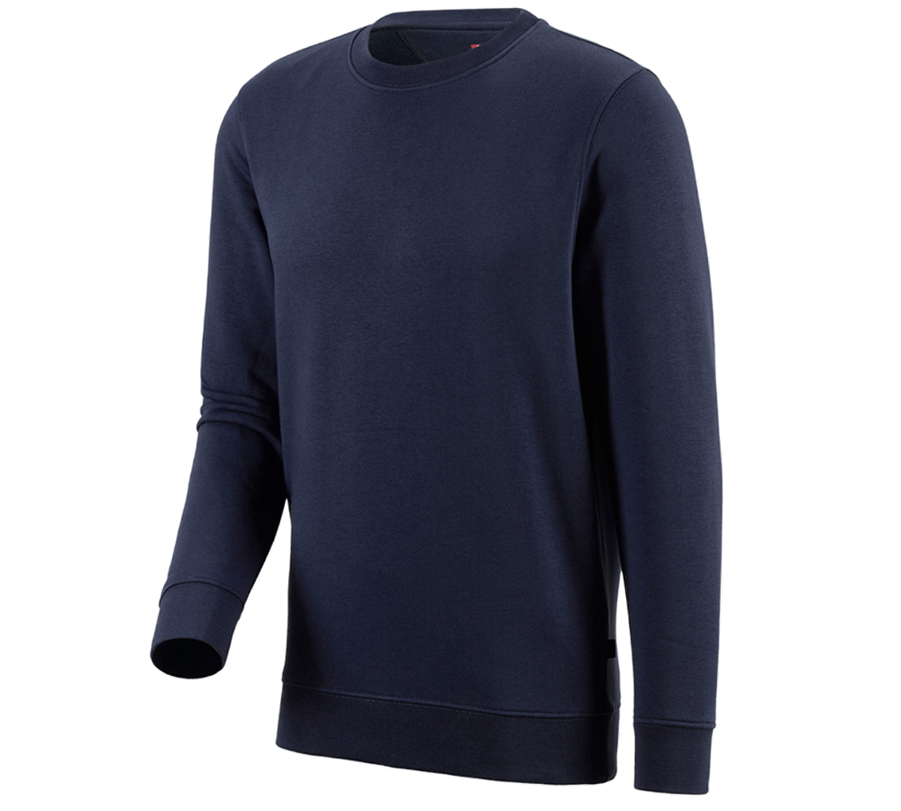 Maglie | Pullover | Camicie: e.s. felpa poly cotton + blu scuro