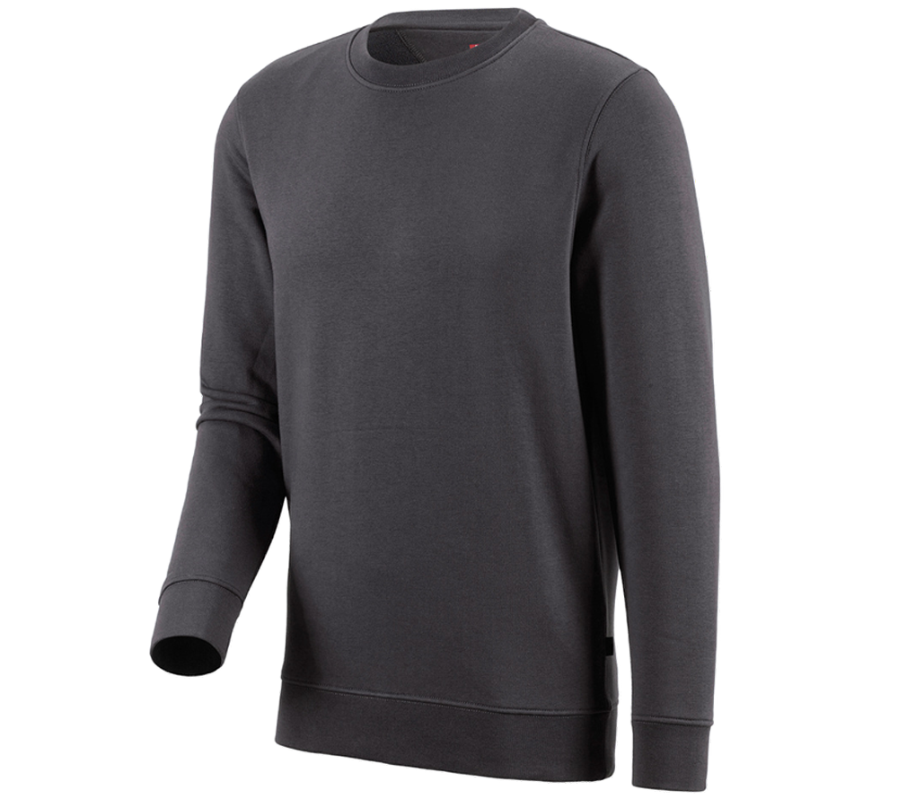 Maglie | Pullover | Camicie: e.s. felpa poly cotton + antracite 