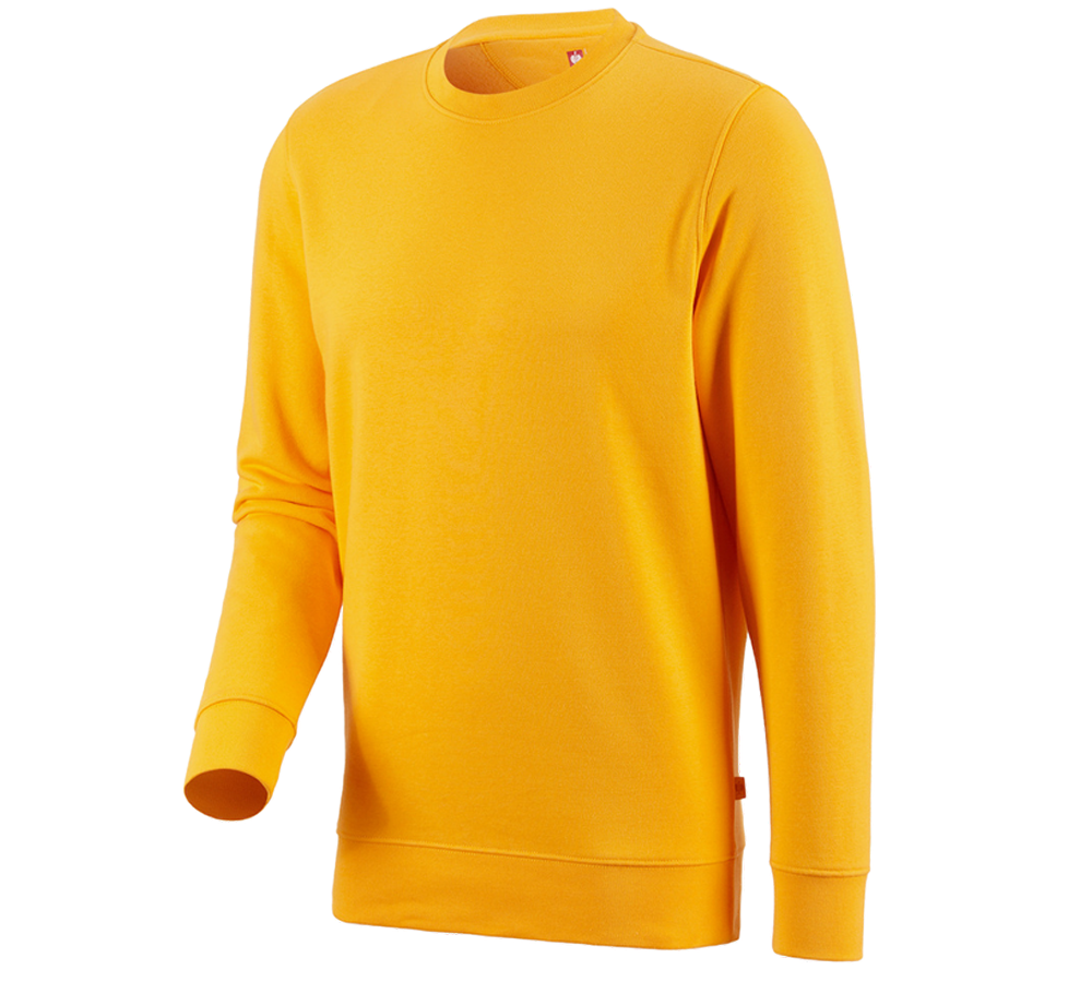 Maglie | Pullover | Camicie: e.s. felpa poly cotton + giallo