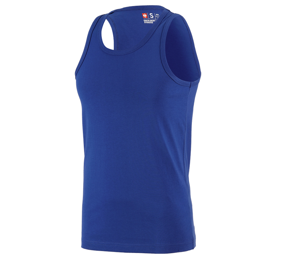 Temi: e.s. Athletic-Shirt cotton + blu reale