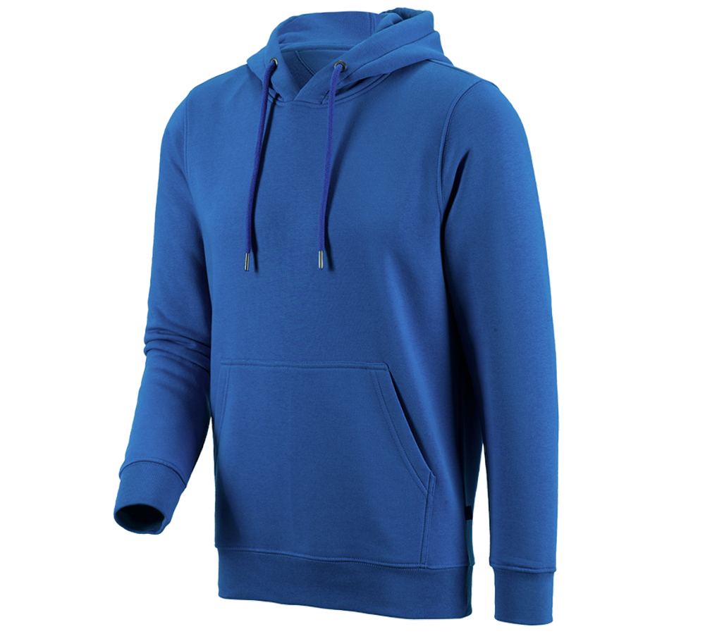 Maglie | Pullover | Camicie: e.s. hoody-felpa poly cotton + blu genziana