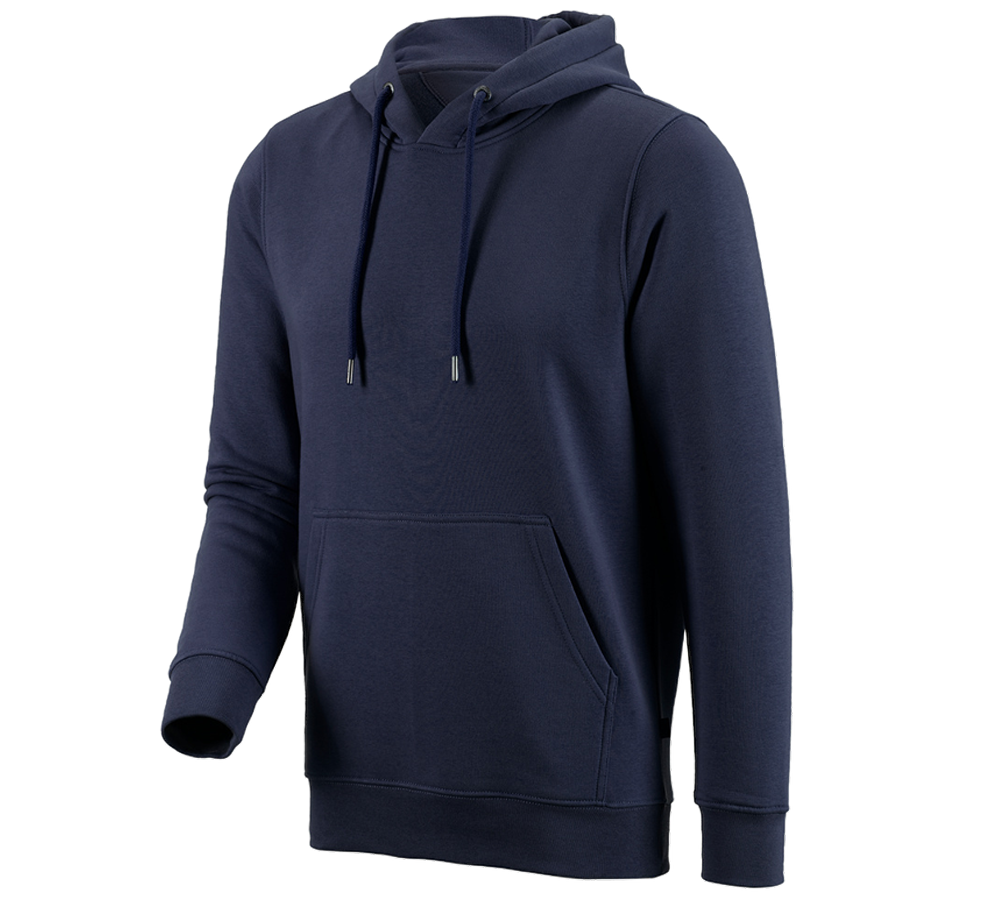 Maglie | Pullover | Camicie: e.s. hoody-felpa poly cotton + blu scuro