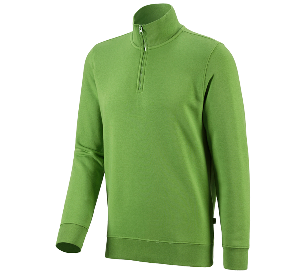 Maglie | Pullover | Camicie: e.s. ZIP-Felpa poly cotton + verde mare