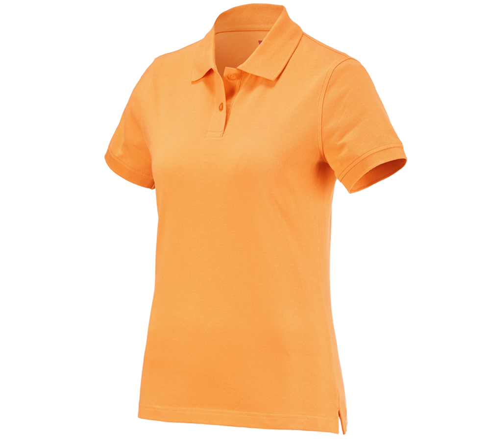 Maglie | Pullover | Bluse: e.s. polo cotton, donna + arancio chiaro