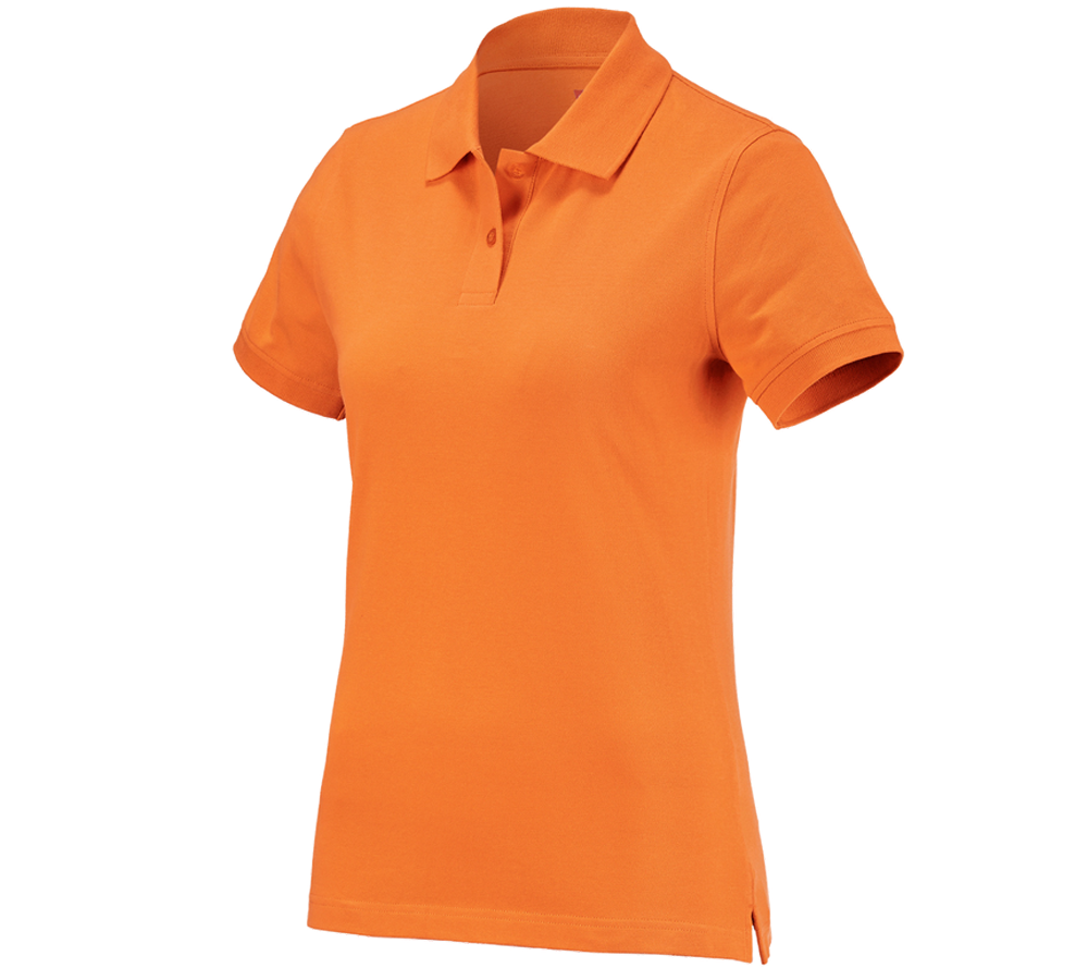 Maglie | Pullover | Bluse: e.s. polo cotton, donna + arancio