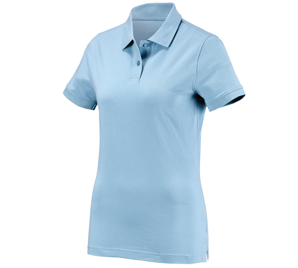 Maglie | Pullover | Bluse: e.s. polo cotton, donna + blu chiaro