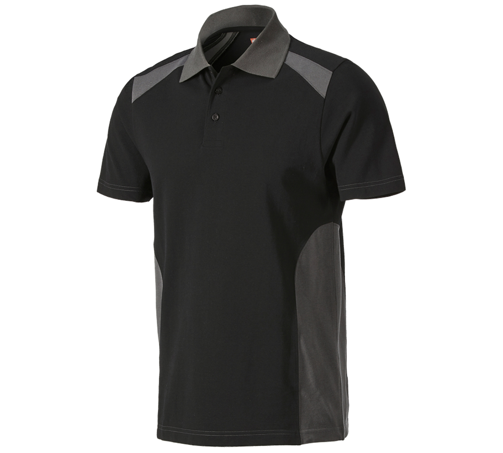 Maglie | Pullover | Camicie: Polo cotton e.s.active + nero/antracite 