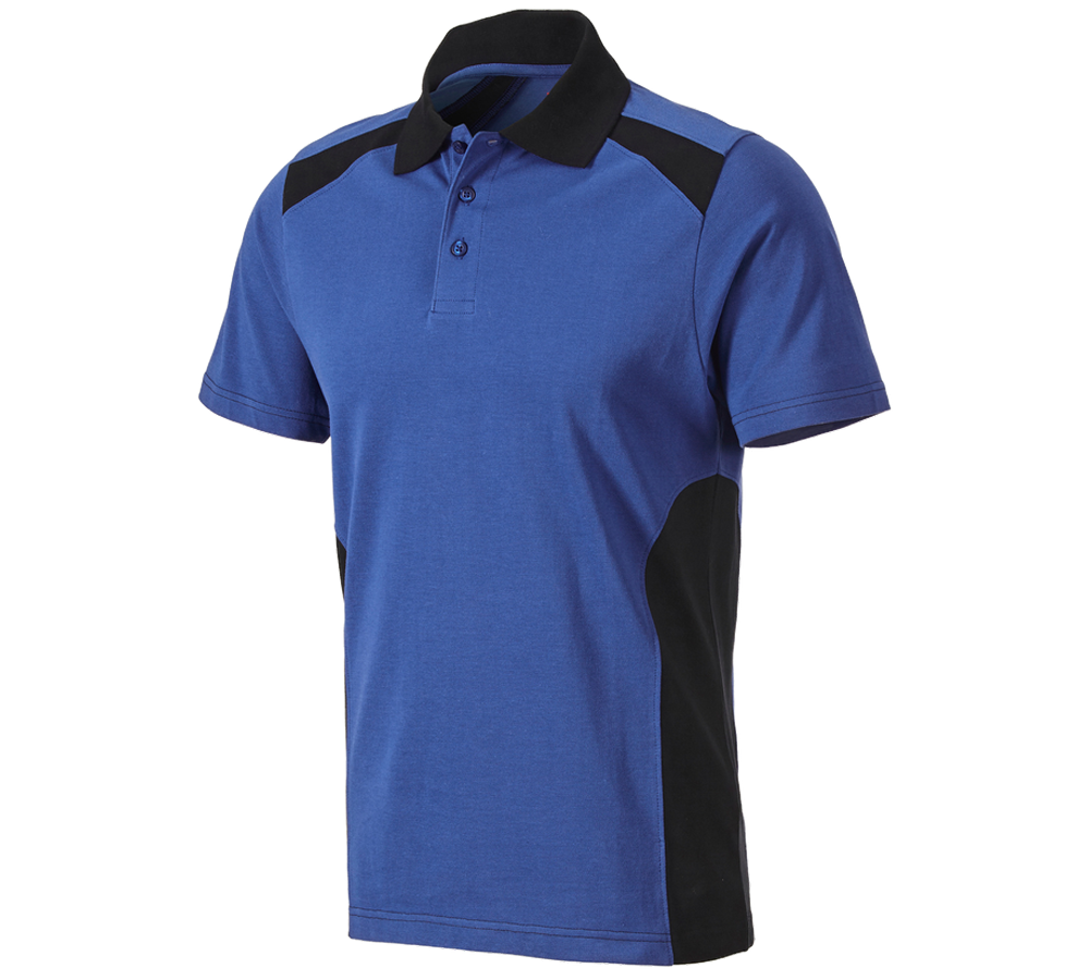 Maglie | Pullover | Camicie: Polo cotton e.s.active + blu reale/nero