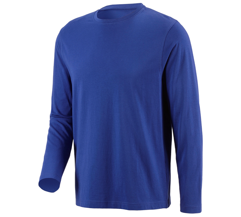 Maglie | Pullover | Camicie: e.s. longsleeve cotton + blu reale