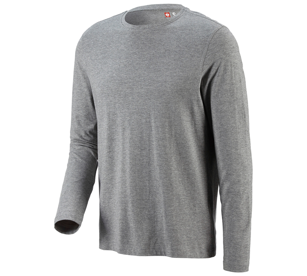 Maglie | Pullover | Camicie: e.s. longsleeve cotton + grigio sfumato