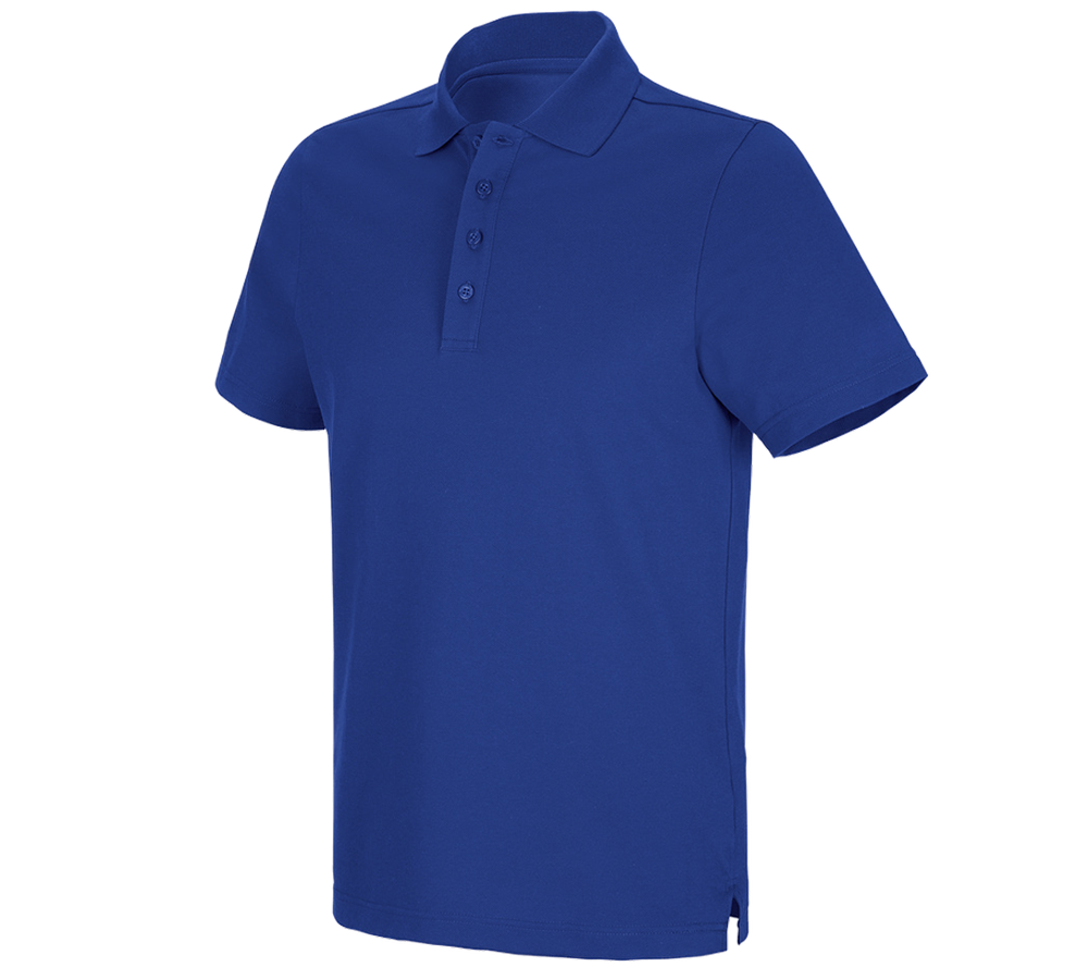 Maglie | Pullover | Camicie: e.s. polo funzionale poly cotton + blu reale