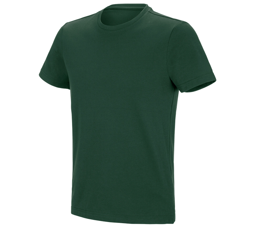 Maglie | Pullover | Camicie: e.s. t-shirt funzionale poly cotton + verde