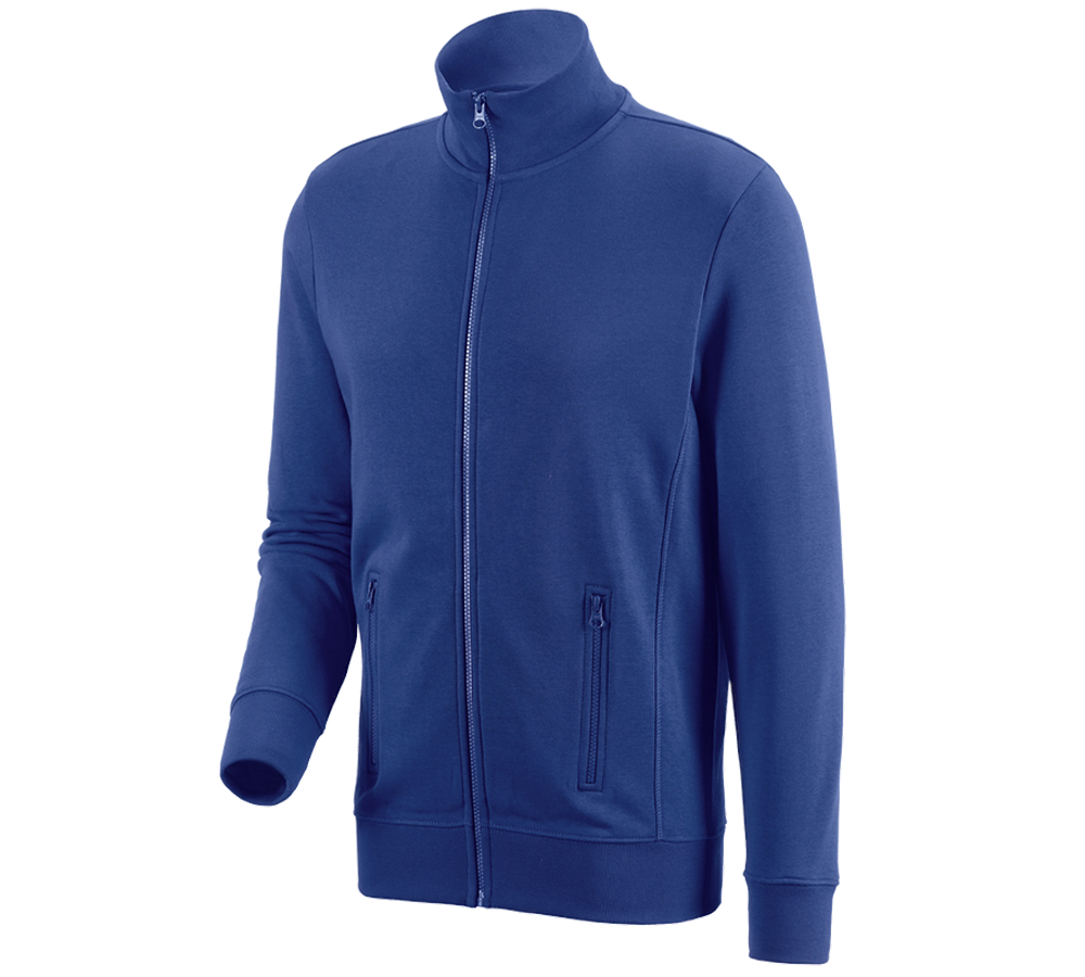 Maglie | Pullover | Camicie: e.s. felpa aperta poly cotton + blu reale