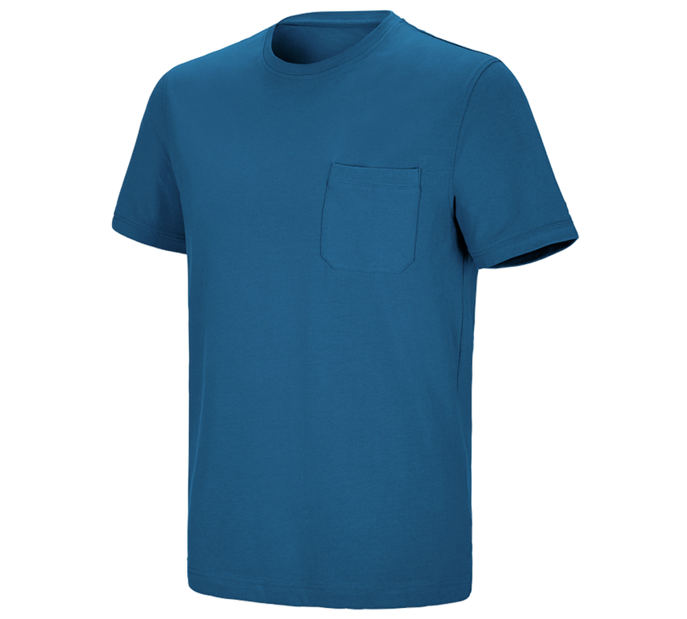 Temi: e.s. t-shirt cotton stretch Pocket + atollo