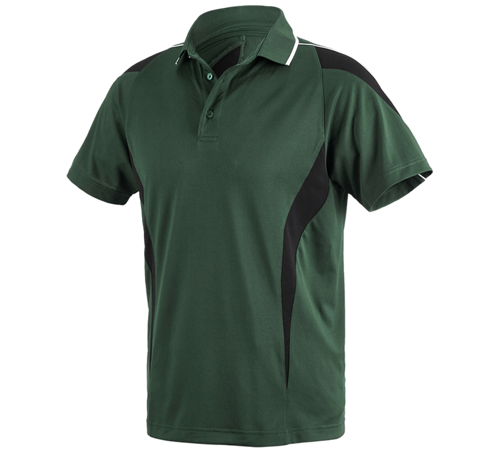 Maglie | Pullover | Camicie: e.s. polo funzionale poly Silverfresh + verde/nero