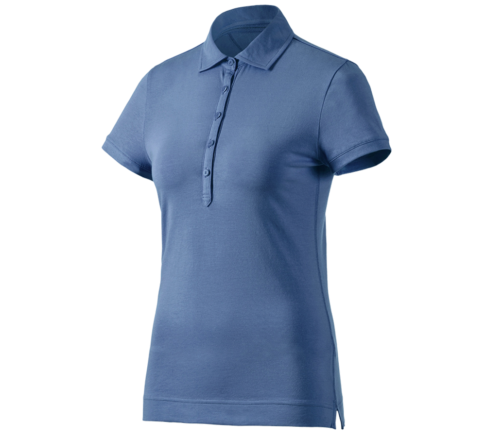 Maglie | Pullover | Bluse: e.s. polo cotton stretch, donna + cobalto