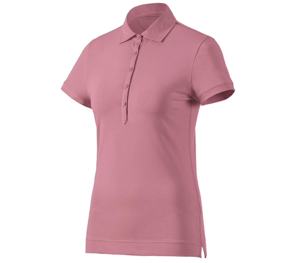 Maglie | Pullover | Bluse: e.s. polo cotton stretch, donna + rosa antico