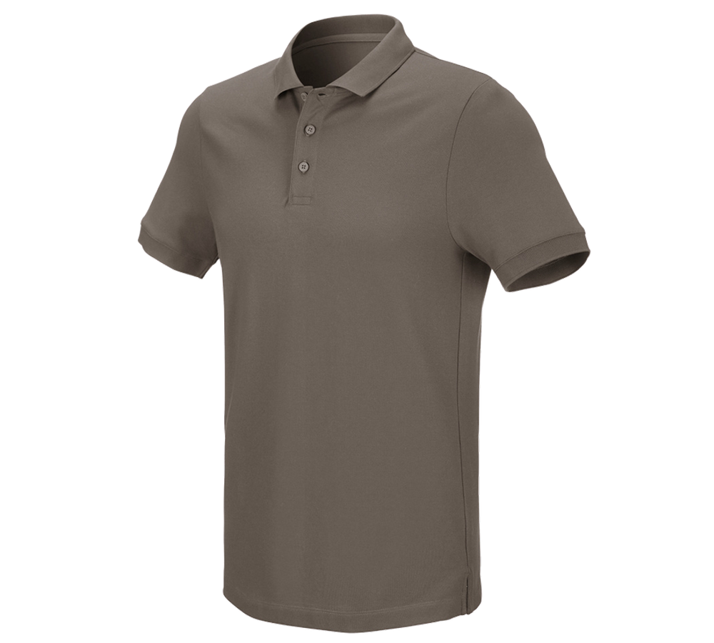 Maglie | Pullover | Camicie: e.s. polo in piqué cotton stretch + pietra