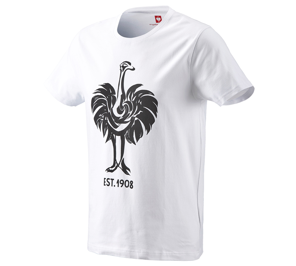 Shirts & Co.: e.s. T-Shirt 1908 + weiß/schwarz
