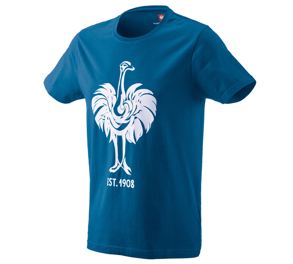 Maglie | Pullover | Camicie: e.s. t-shirt 1908 + atollo/bianco