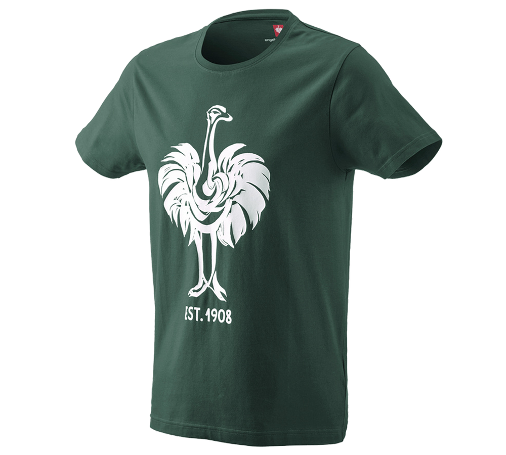 Giardinaggio / Forestale / Agricoltura: e.s. t-shirt 1908 + verde/bianco