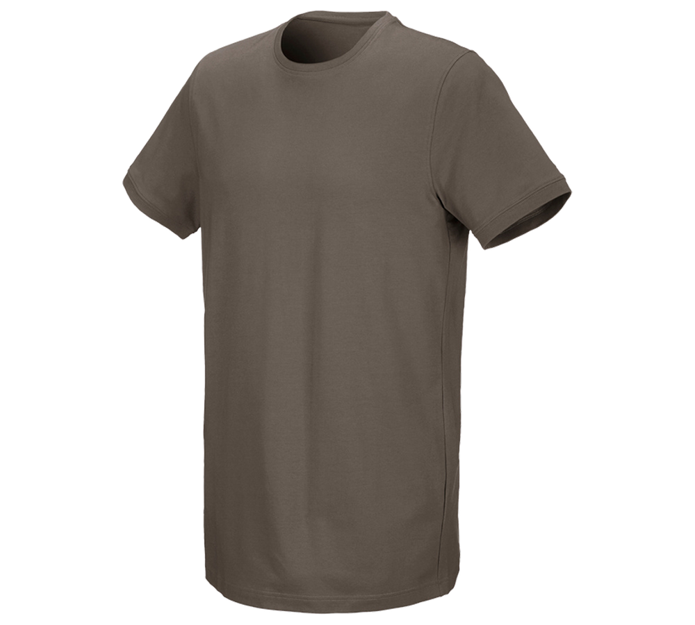 Temi: e.s. t-shirt cotton stretch, long fit + pietra