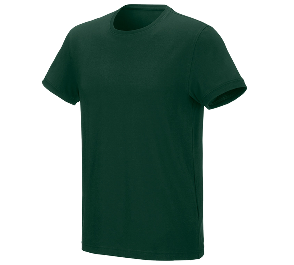 Maglie | Pullover | Camicie: e.s. t-shirt cotton stretch + verde