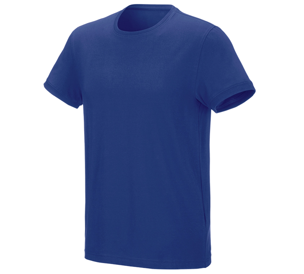 Installatori / Idraulici: e.s. t-shirt cotton stretch + blu reale