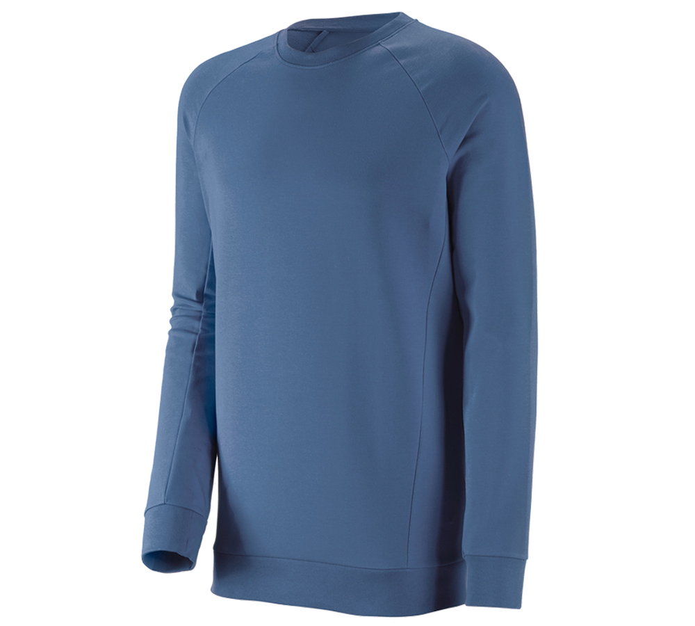 Maglie | Pullover | Camicie: e.s. felpa cotton stretch, long fit + cobalto