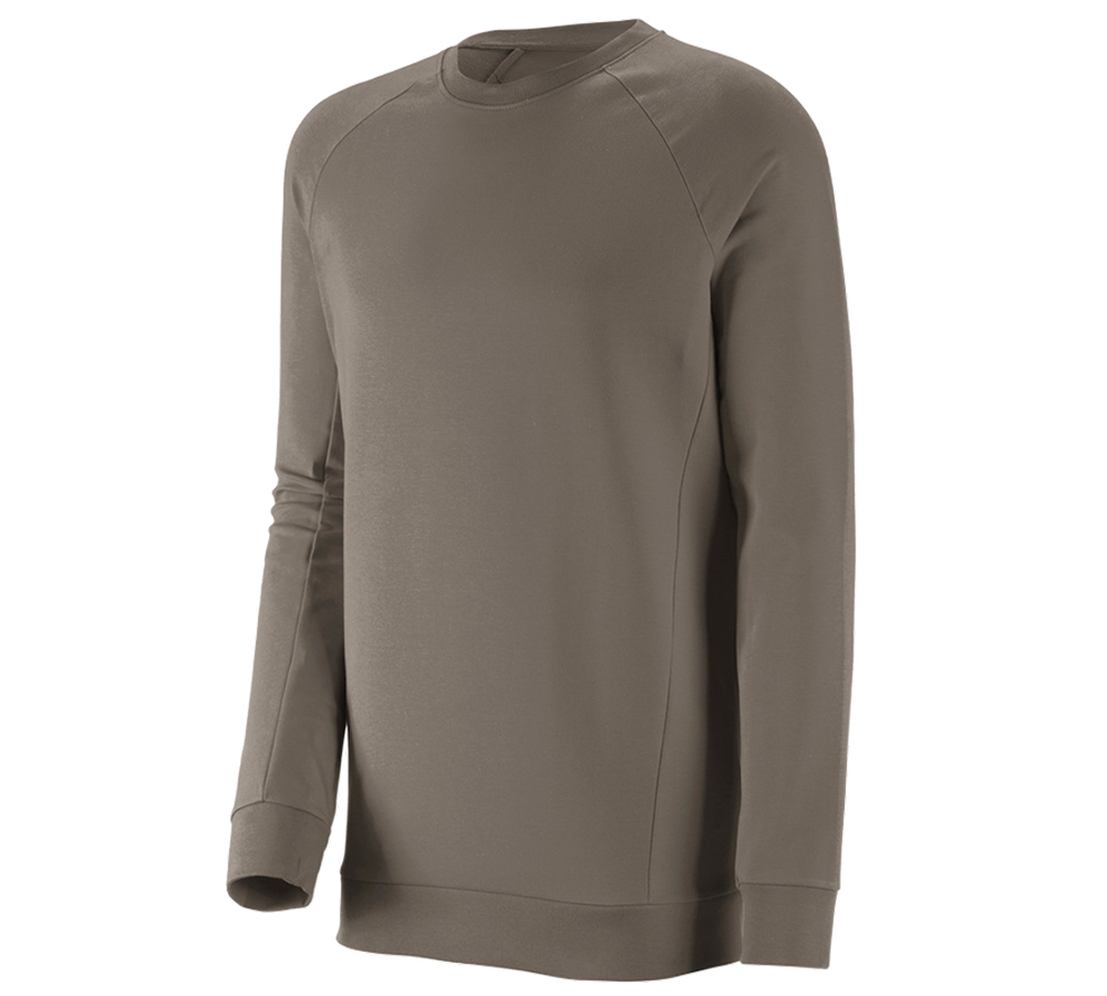 Maglie | Pullover | Camicie: e.s. felpa cotton stretch, long fit + pietra