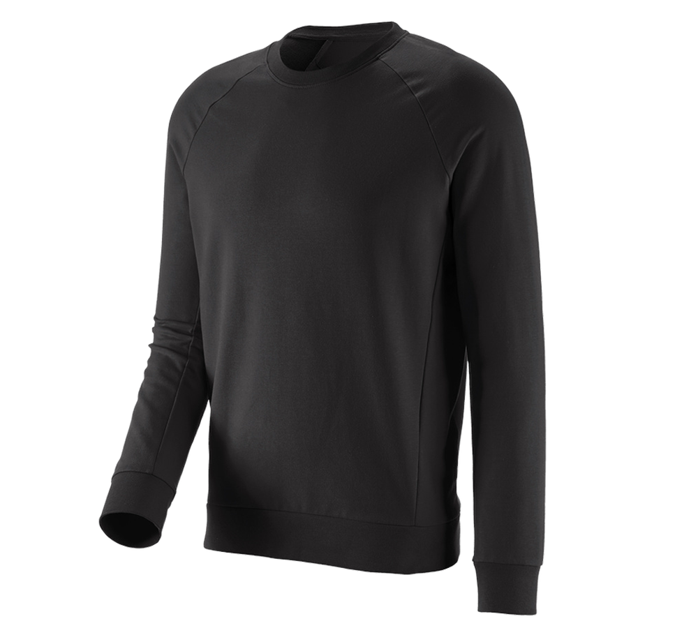 Maglie | Pullover | Camicie: e.s. felpa cotton stretch + nero