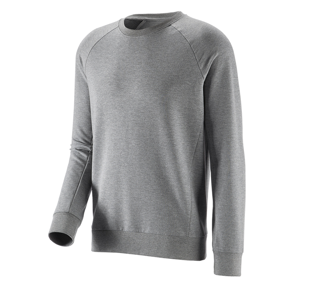 Themen: e.s. Sweatshirt cotton stretch + graumeliert
